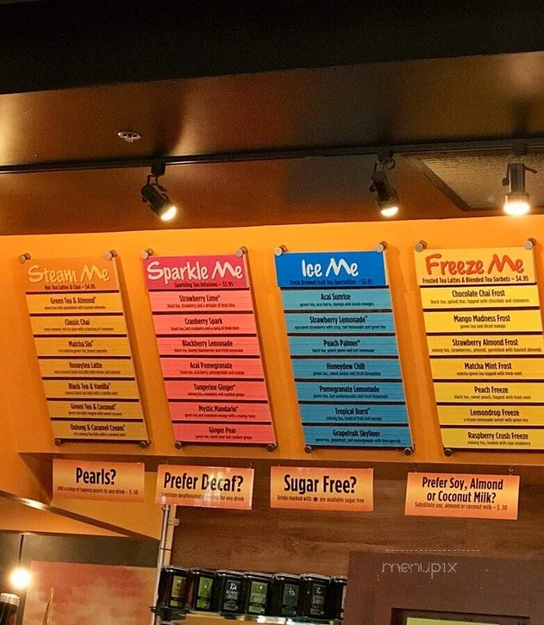 Teaz Me Tea Bar & Asian Cafe - Chico, CA menu_pic