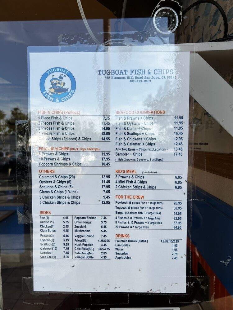 Tugboat Fish & Chip - San Jose, CA