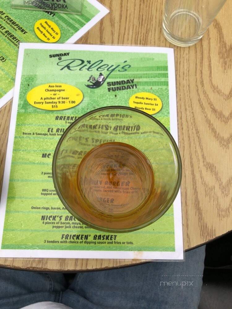 Riley's - Chico, CA menu_pic