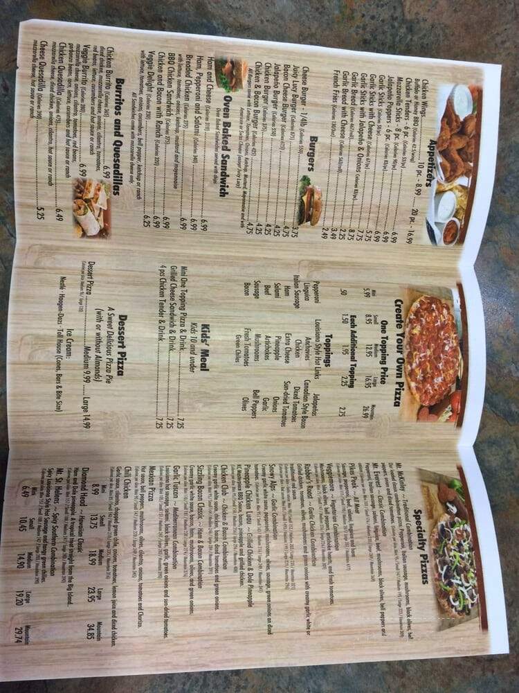 Mountain Mike's Pizza - San Jose, CA menu_pic