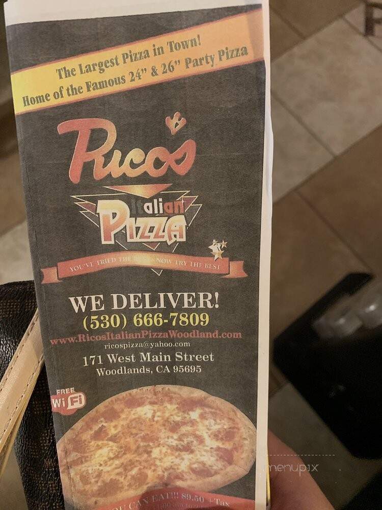 Rico's Pizza - Woodland, CA