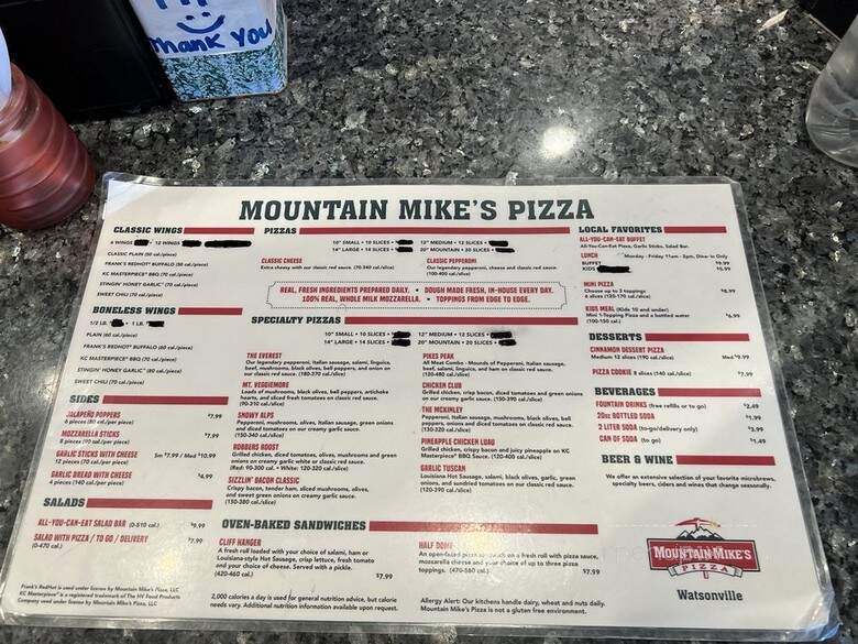 Mountain Mike's Pizza - Watsonville, CA
