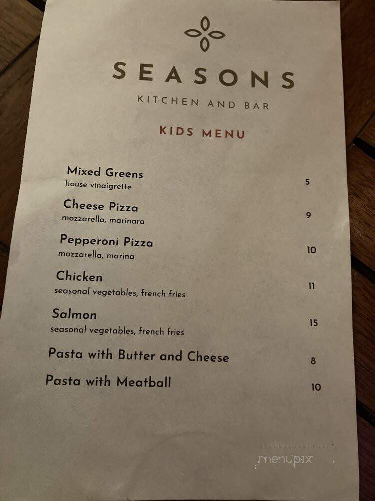 Seasons Restaurant - Davis, CA