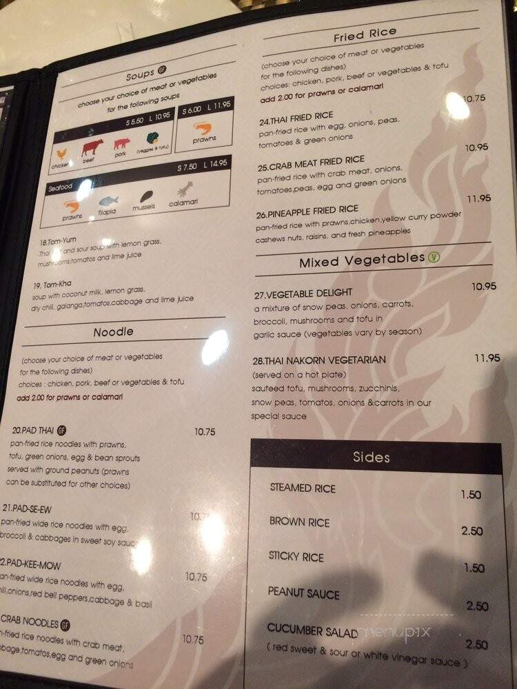 Thai Nakorn - Davis, CA menu_pic