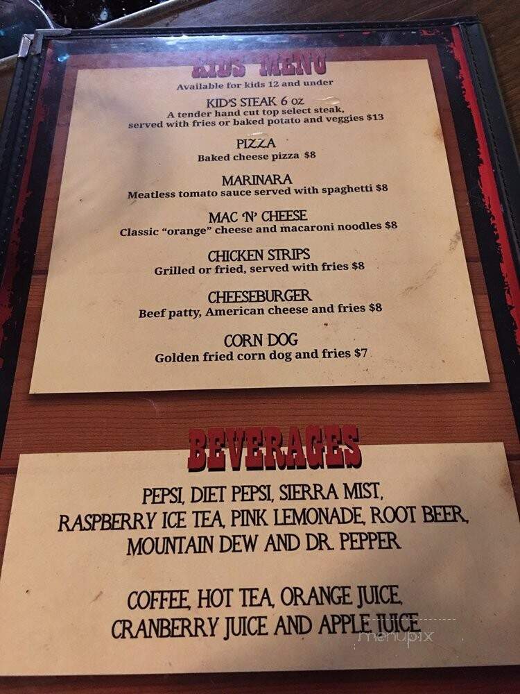 Ranch House - Yuba City, CA menu_pic