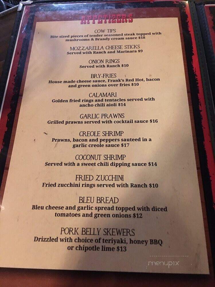 Ranch House - Yuba City, CA menu_pic
