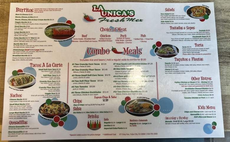 La Unicas Fresh Mex - Yuba City, CA