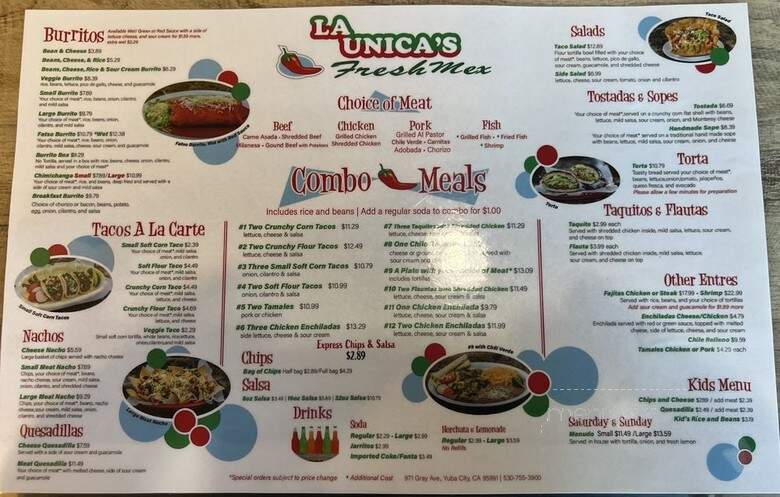 La Unicas Fresh Mex - Yuba City, CA