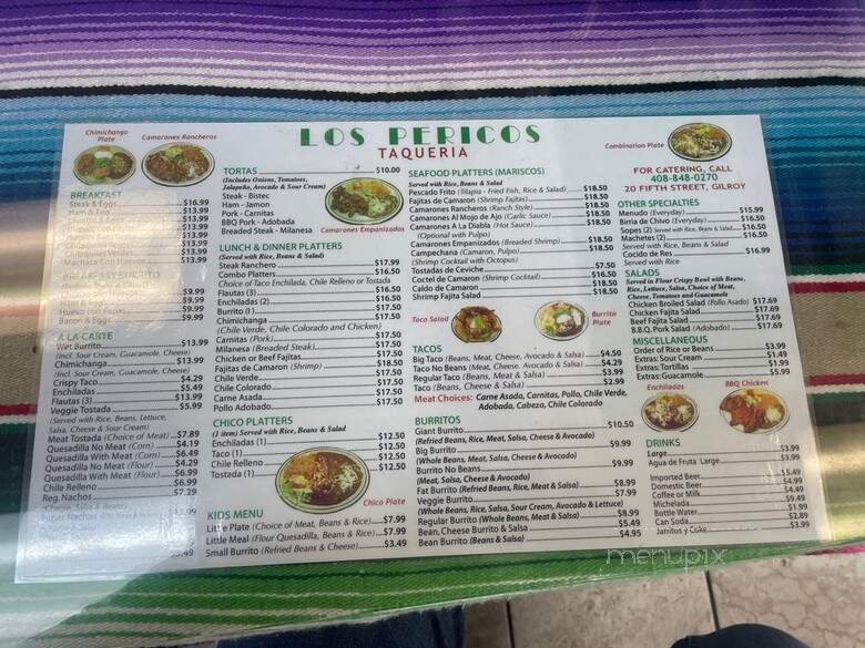 Los Pericos Taqueria - Gilroy, CA