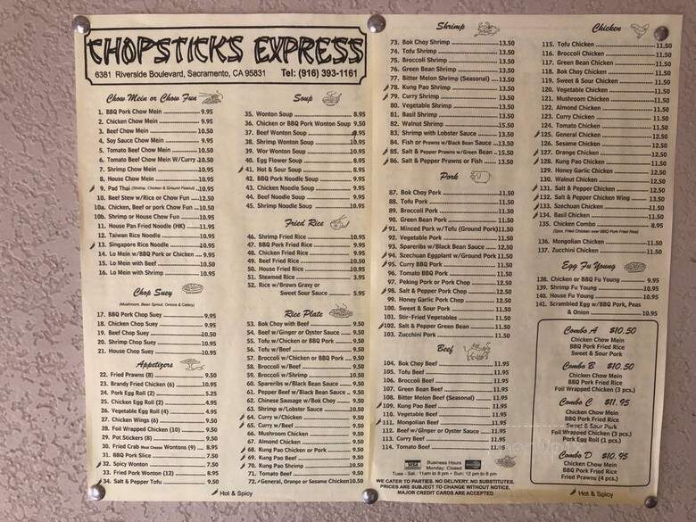 Chopsticks Express - Sacramento, CA