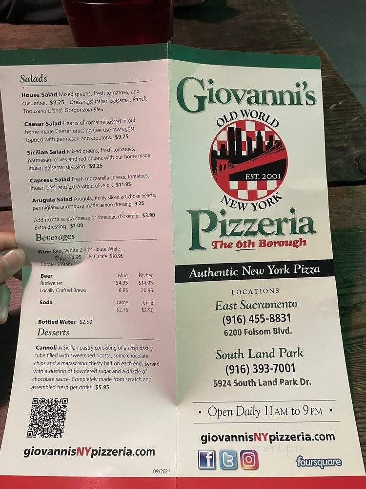 Giovanni's Pizzeria - Sacramento, CA