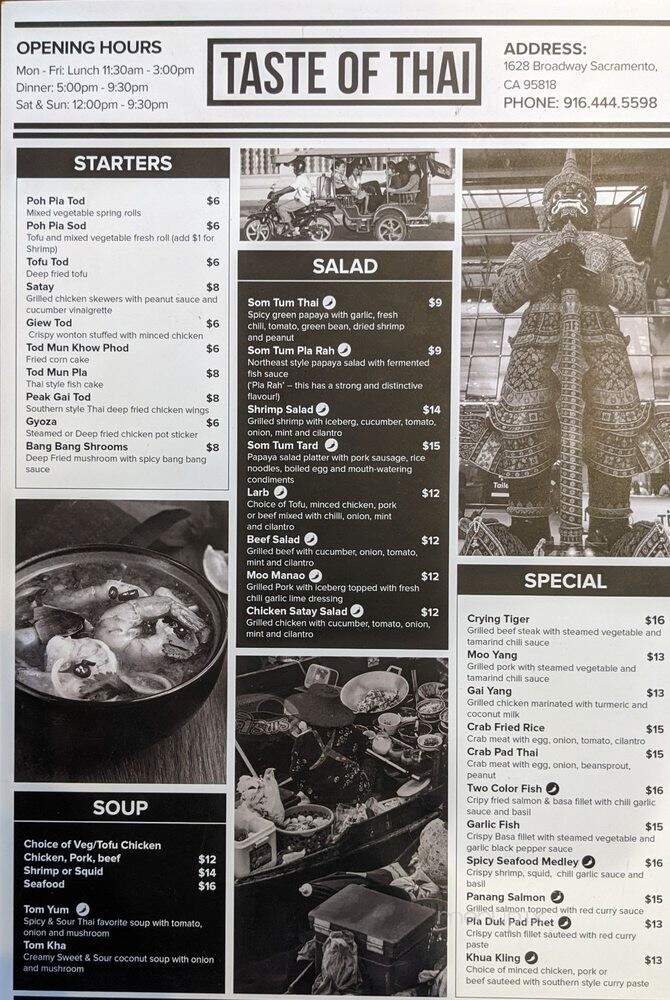 Taste Of Thai - Sacramento, CA