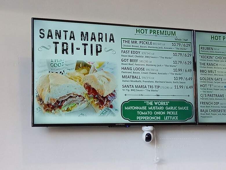 Mr Pickles Sandwich Shop - Sacramento, CA menu_pic
