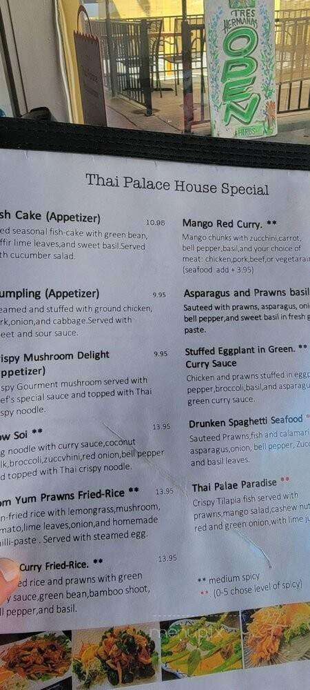 Thai Palace - Sacramento, CA menu_pic