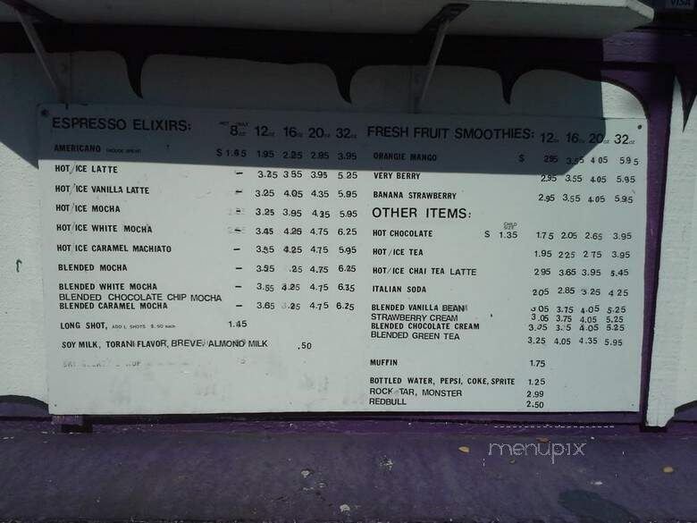 Tazza Java Espresso - Sacramento, CA menu_pic