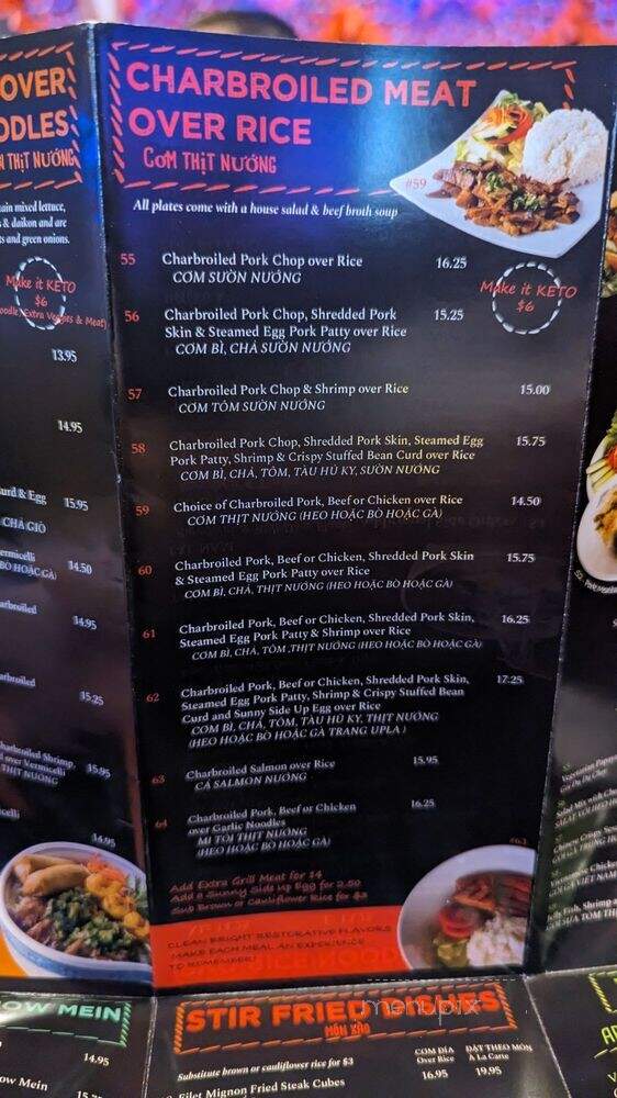 Hoa Viet Restaurant - Sacramento, CA menu_pic