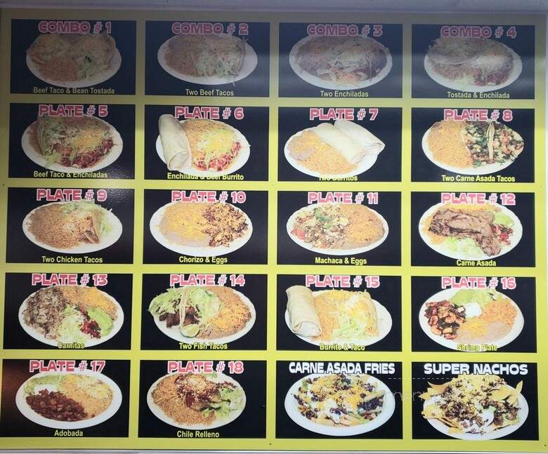 Adalberto's Mexican Food - North Highlands, CA menu_pic