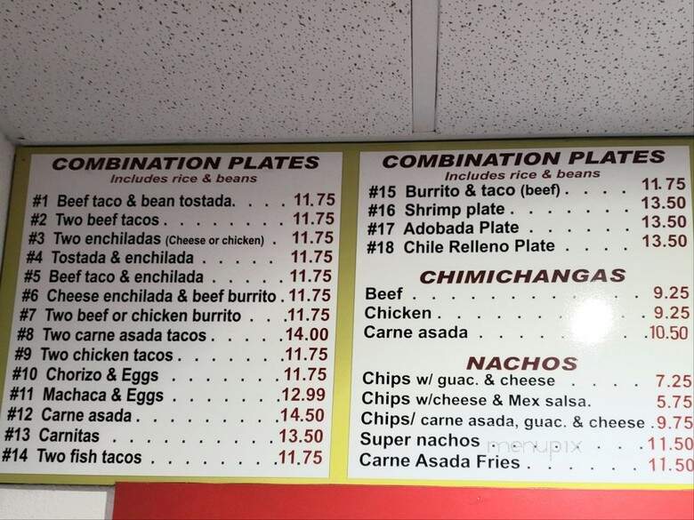 Adalberto's Mexican Food - North Highlands, CA menu_pic