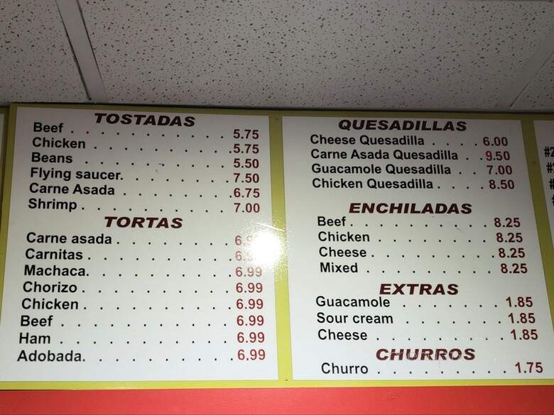 Adalberto's Mexican Food - North Highlands, CA menu_pic
