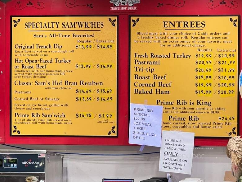 Plaza Hof Brau - Sacramento, CA menu_pic