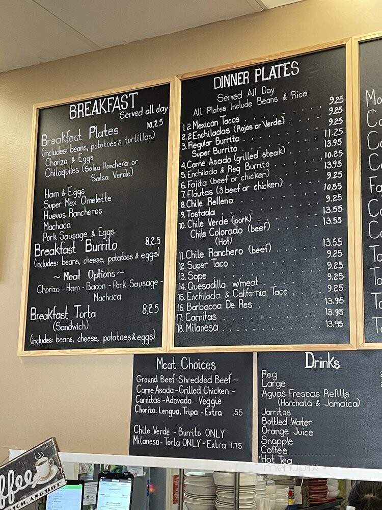 Cilantro's Mexican Grill - Elk Grove, CA menu_pic