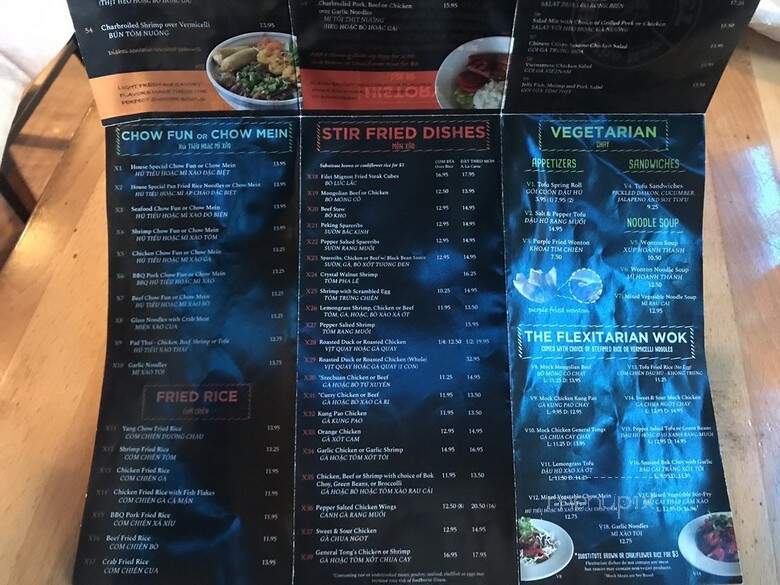 Pho Bac Hoa Viet - Sacramento, CA menu_pic