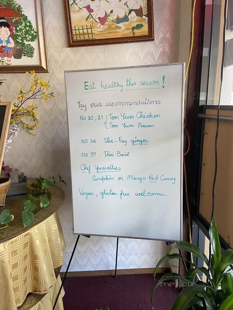 Thai Hut - Sacramento, CA menu_pic