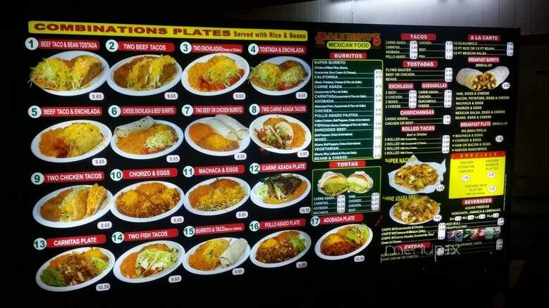 Adalberto's Mexican Food - Fair Oaks, CA menu_pic