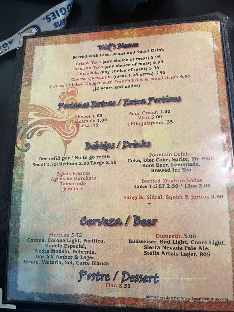 Los Gallos Taqueria - Lincoln, CA menu_pic