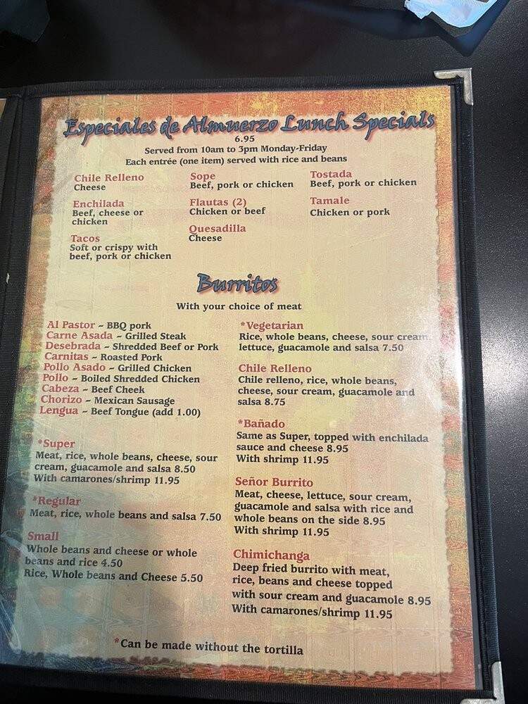 Los Gallos Taqueria - Lincoln, CA menu_pic