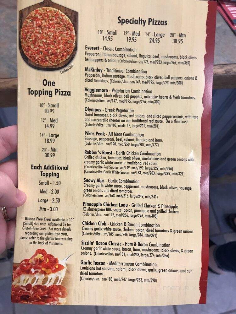 Mountain Mike's Pizza - Lathrop, CA menu_pic