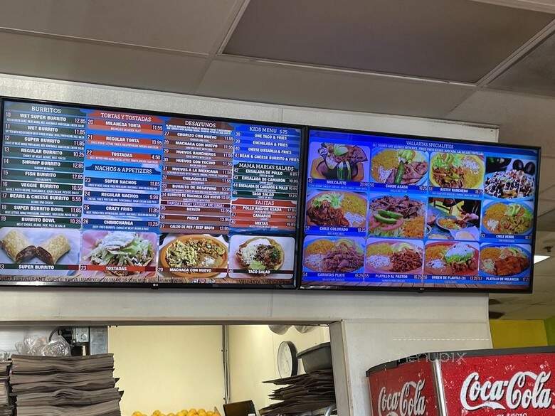 Taqueria Vallarta 2 - Lathrop, CA menu_pic