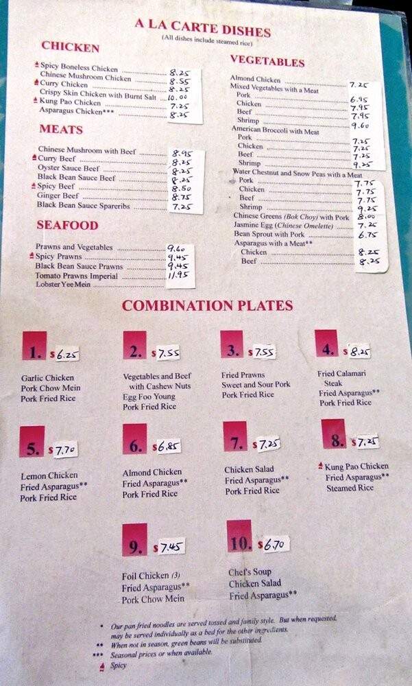 New On Lok Sam - Stockton, CA menu_pic
