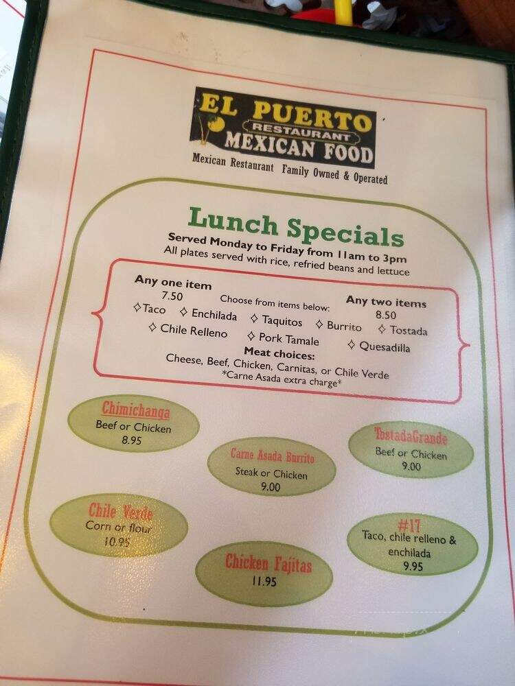 El Puerto Mexican Restaurant - Rancho Cordova, CA