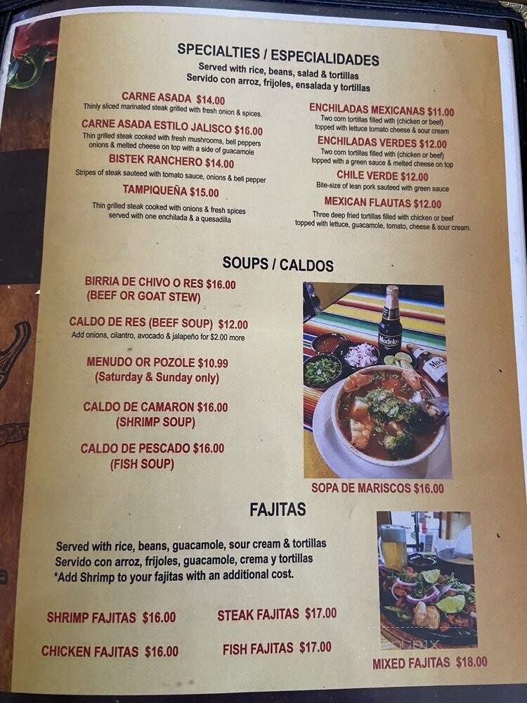 Birrieria Jalisco - Stockton, CA menu_pic