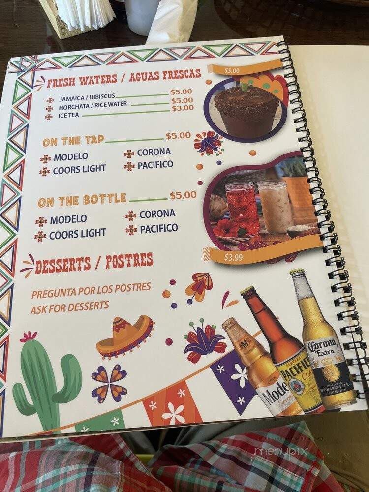 Mazatlan Cafe - Lodi, CA menu_pic