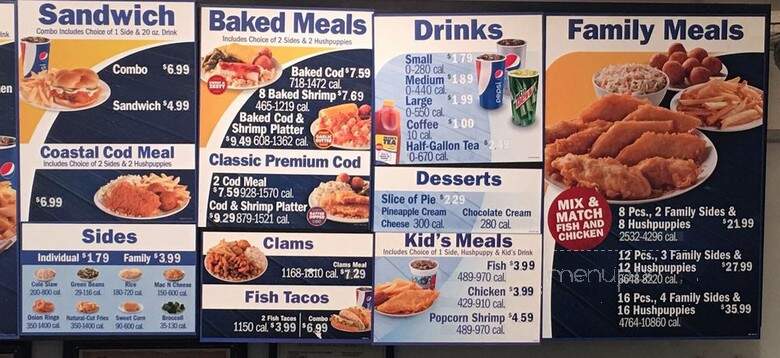 Long John Silver's - Stockton, CA menu_pic
