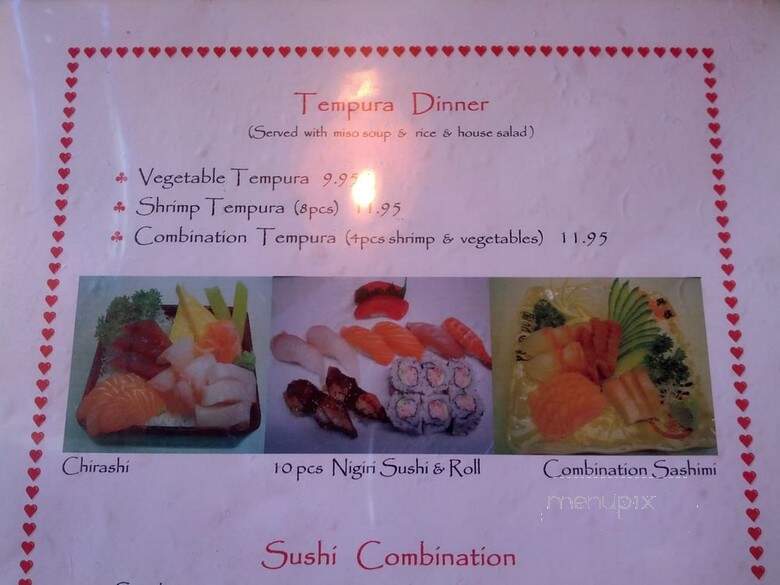 Yoko Sushi - Roseville, CA menu_pic