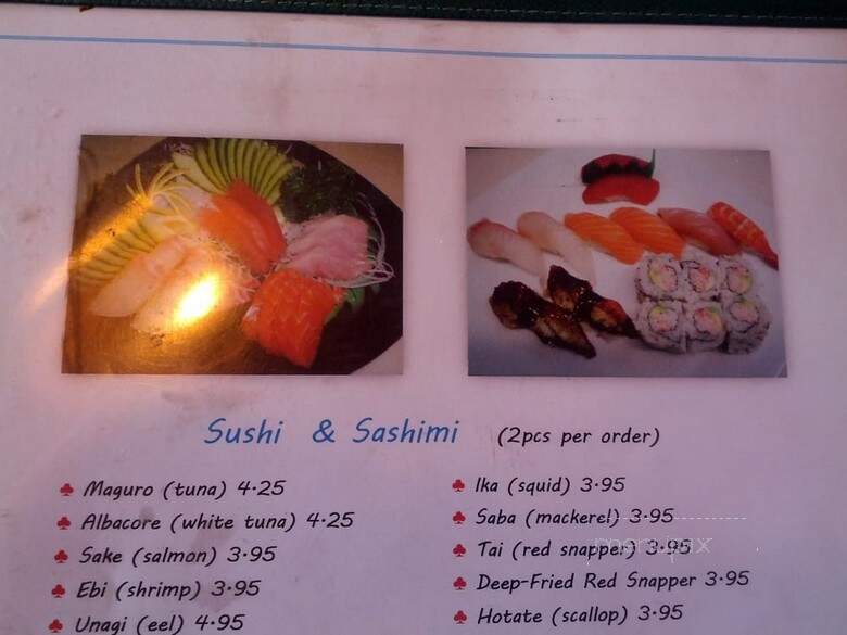 Yoko Sushi - Roseville, CA menu_pic
