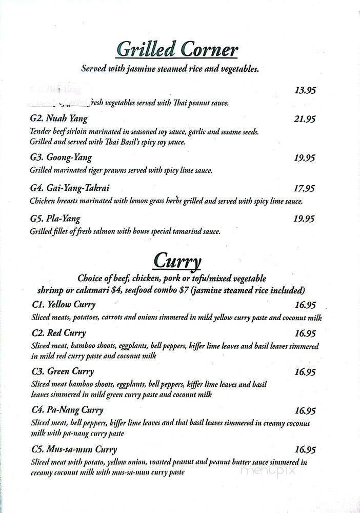 Thai Basil - Roseville, CA menu_pic