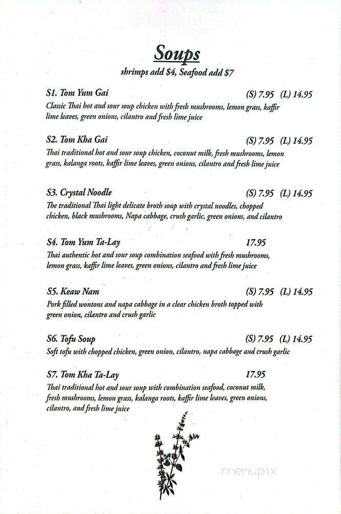 Thai Basil - Roseville, CA menu_pic
