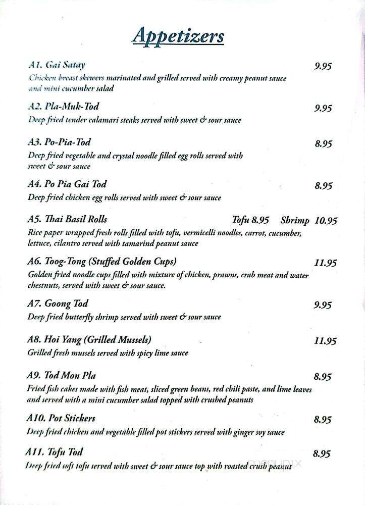 Thai Basil - Roseville, CA menu_pic
