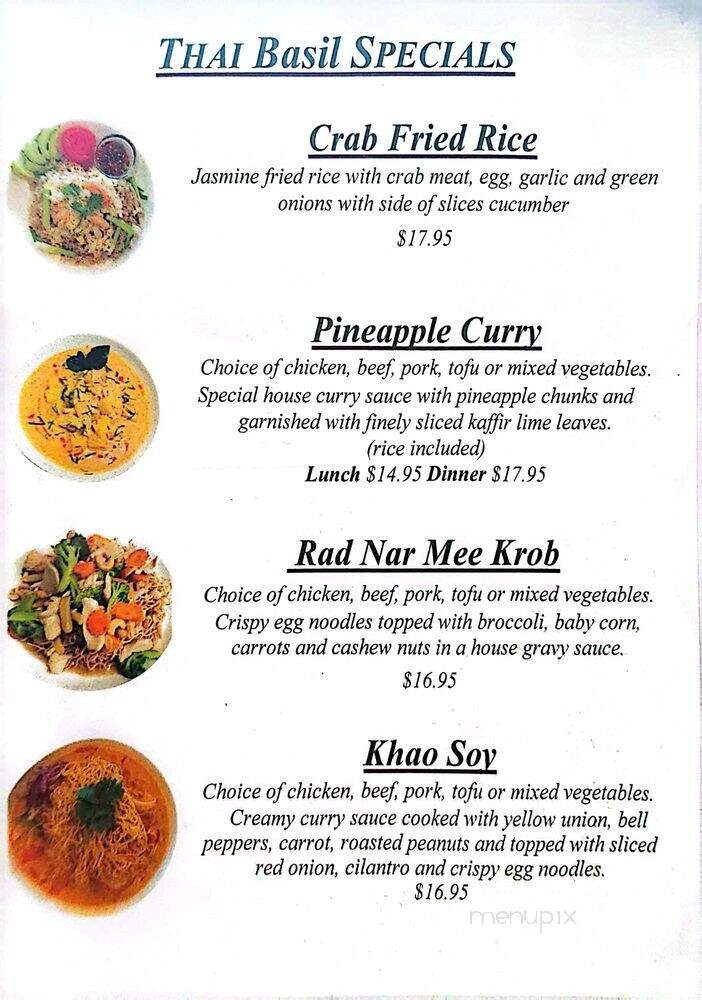Thai Basil - Roseville, CA menu_pic