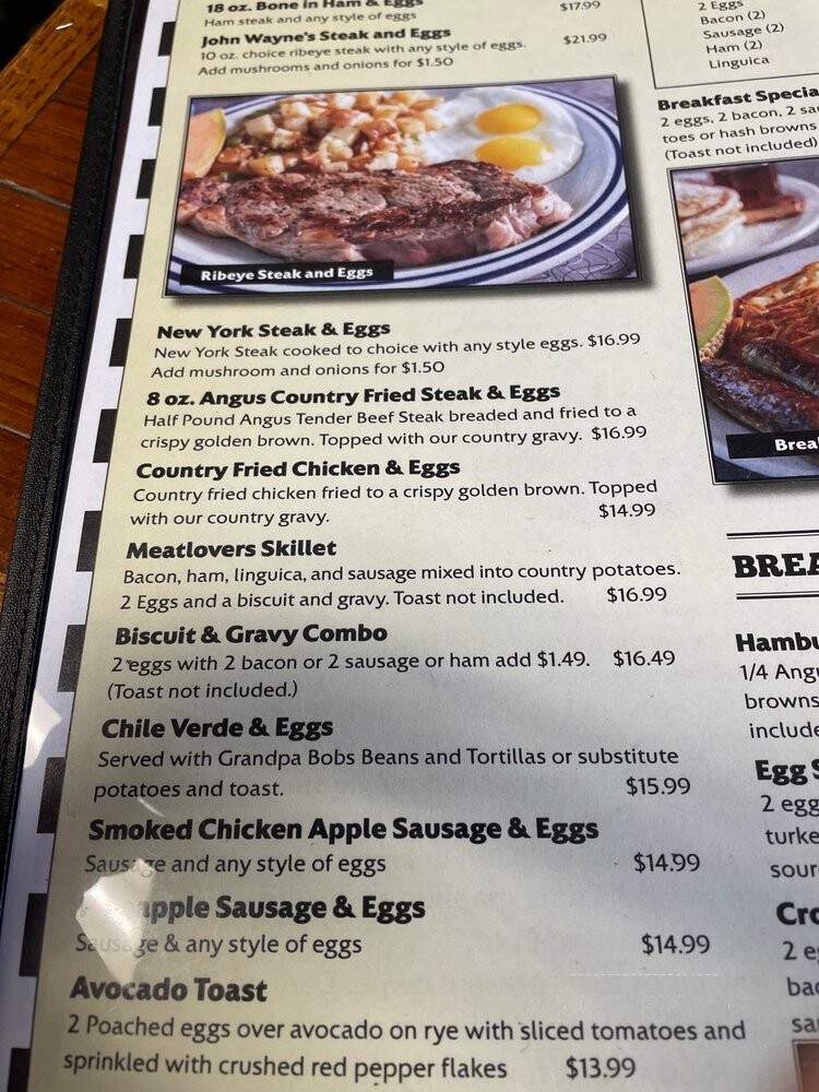 Hollywood Cafe - Lodi, CA menu_pic
