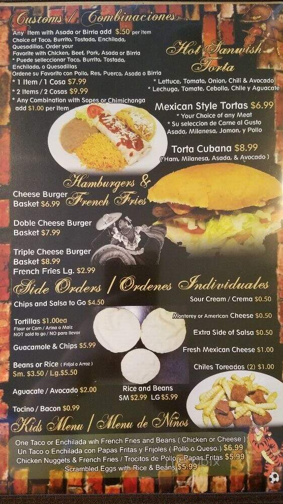 Nena's Restaurant - Stockton, CA menu_pic