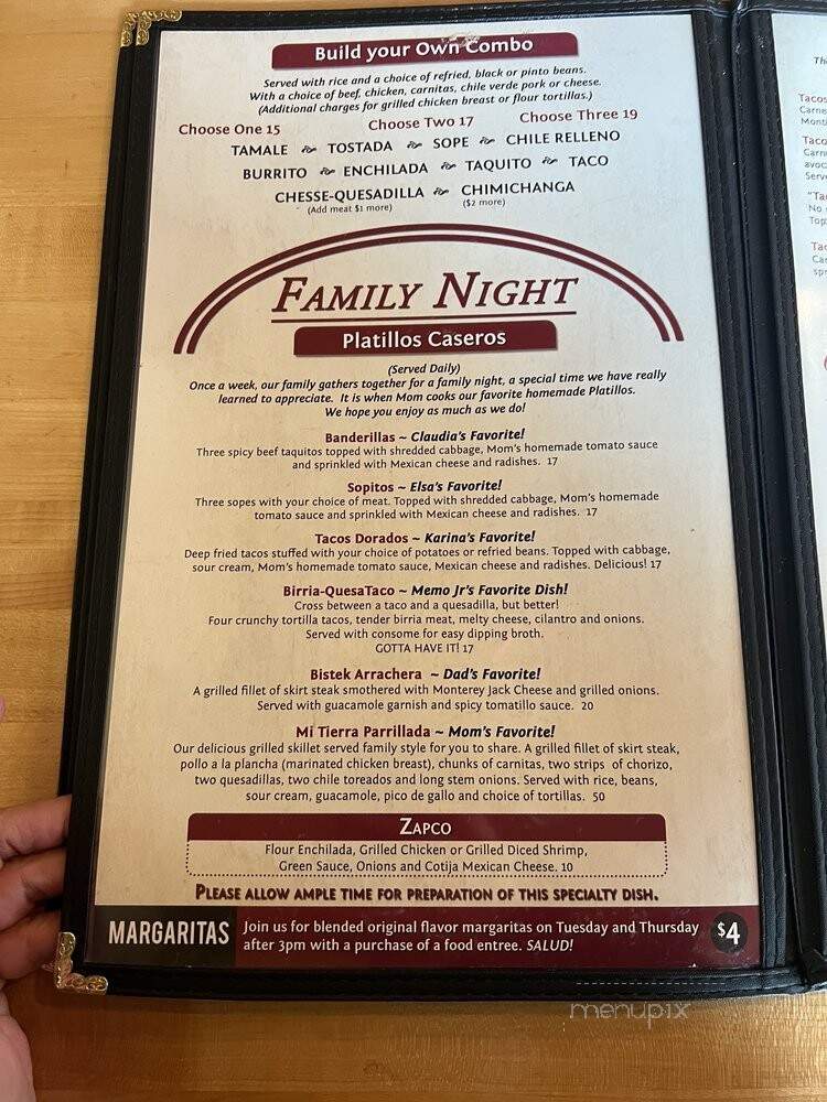 La Casuelas - Manteca, CA menu_pic
