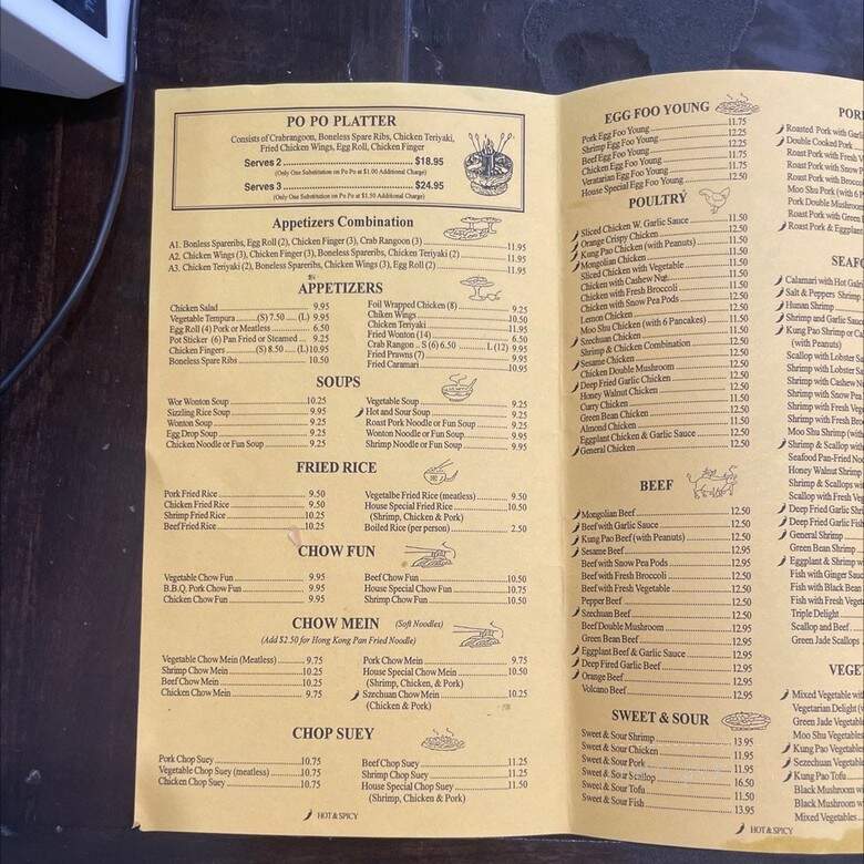 Golden Palace - Fair Oaks, CA menu_pic