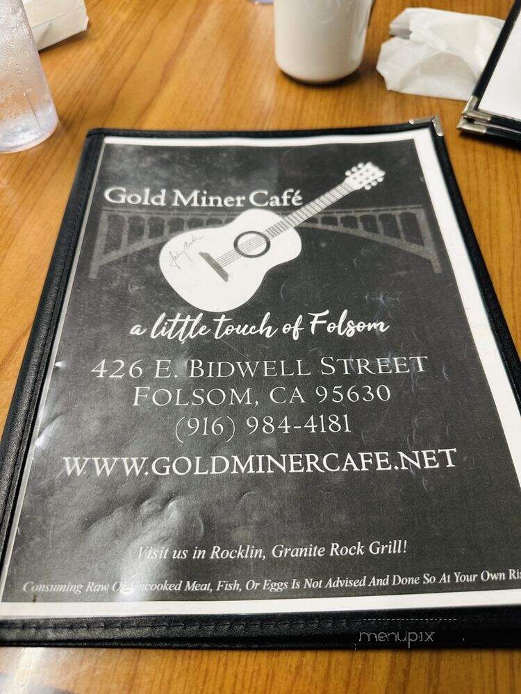Mary's Gold Miner - Folsom, CA menu_pic