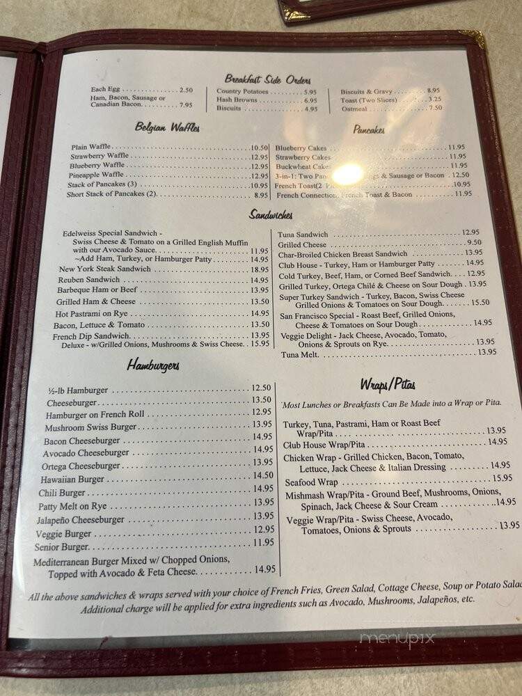 Edelweiss Restaurant - Auburn, CA