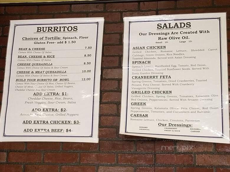 Grapevine Bistro & Bakery - Grass Valley, CA menu_pic